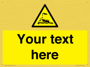 Custom Warning wind over tide conditions